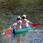Mit dem Kanu auf dem Rheinsberger Rhin 