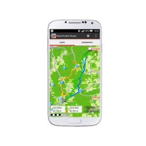 Die neue Falk Outdoor Navigation App ist da, für alle die auch beim Wandern gerne auf ein Display starren.  foto (c) falk