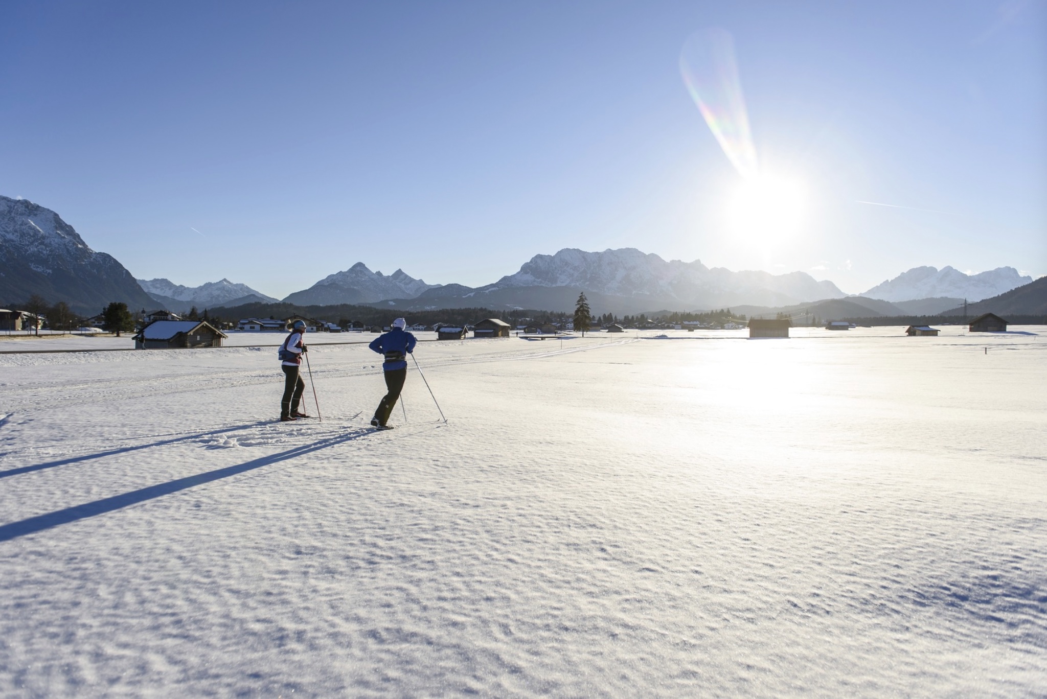 Easy Loipe! Langlauf ist ein Kinderspiel in der Alpenwelt Karwendel