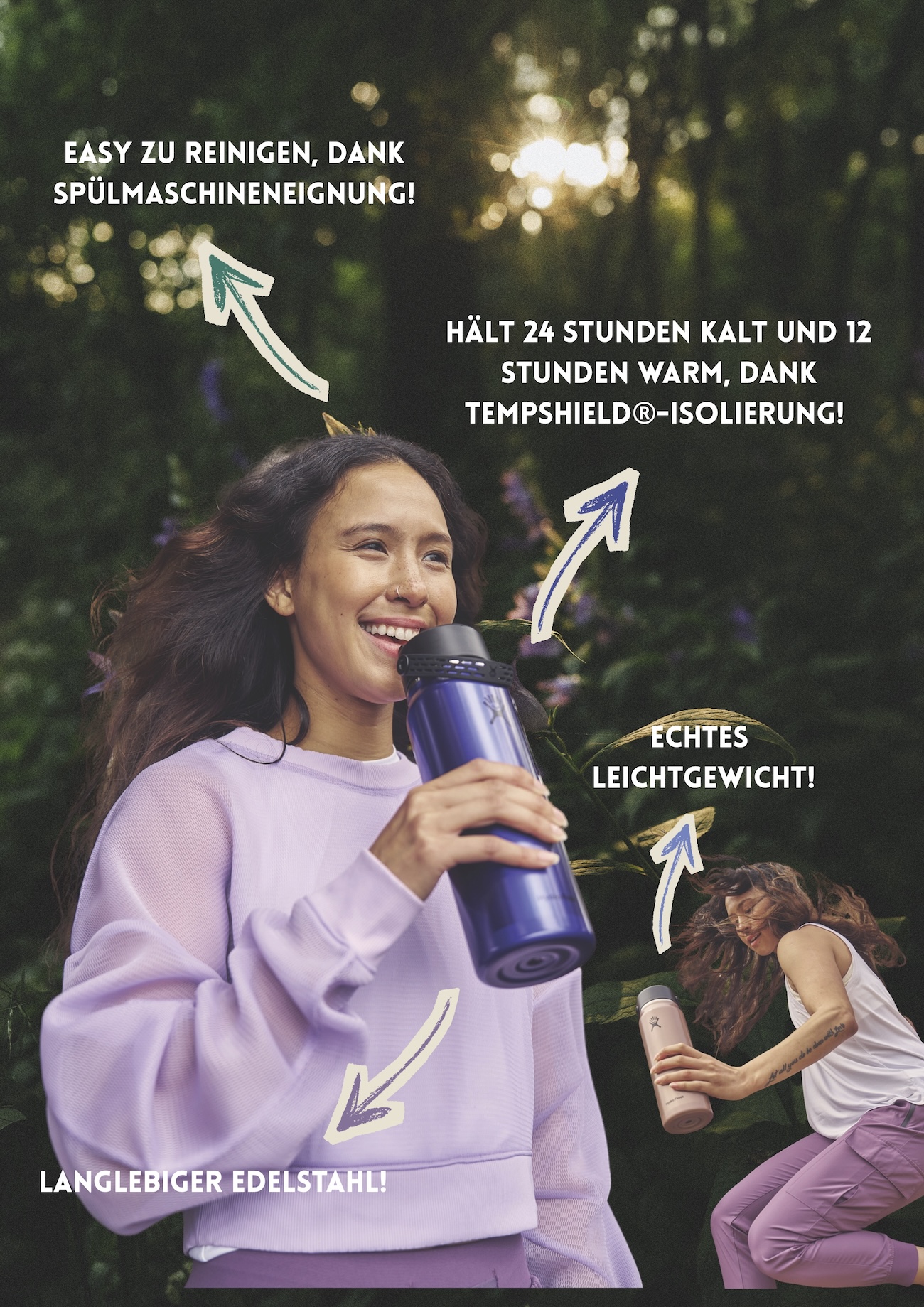 Leichtes Gewicht, große Erlebnisse – Hydro Flask Lightweight‑Serie